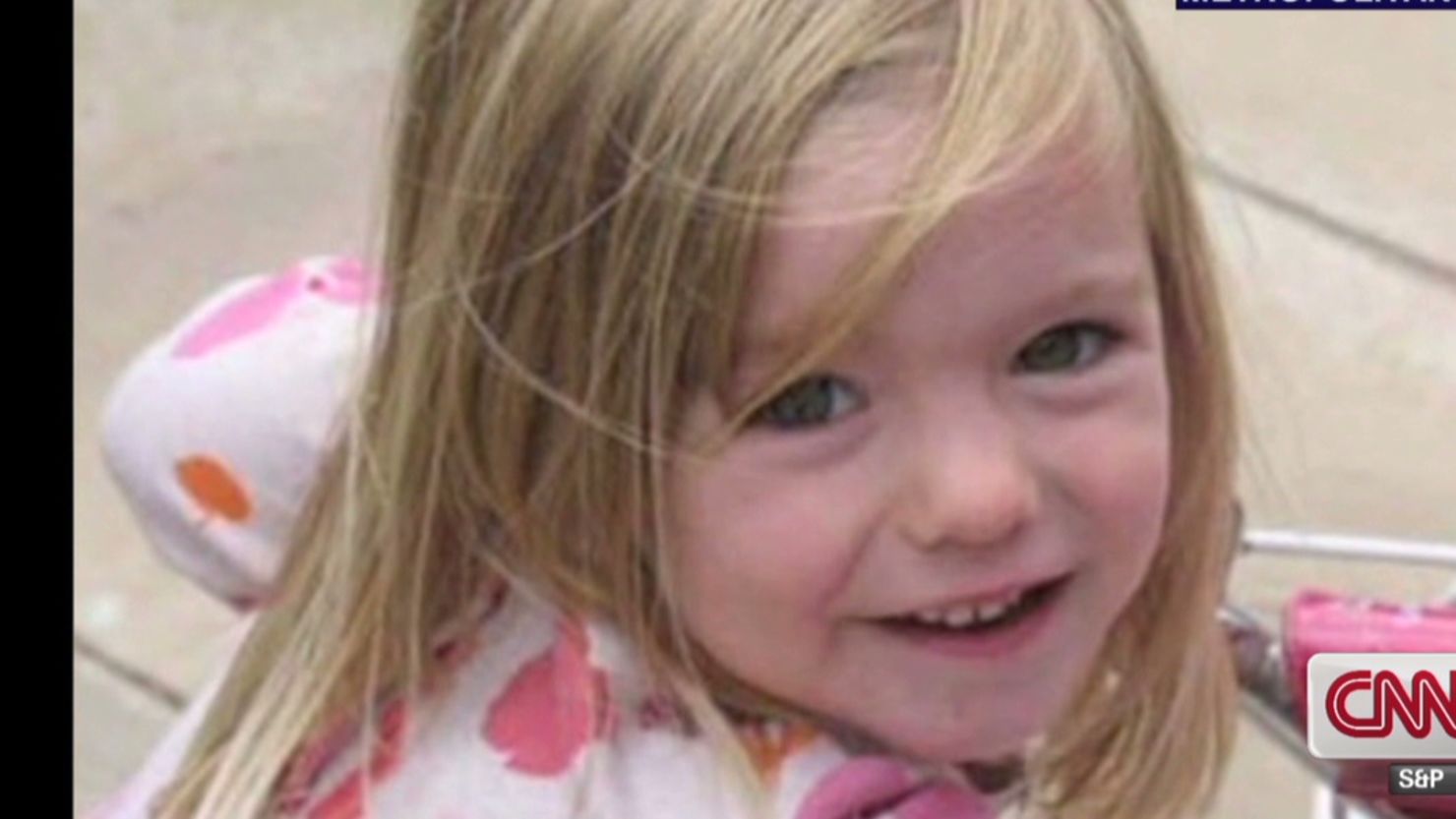 File photo: Madeleine McCann, pictured, disappeared in 2007.