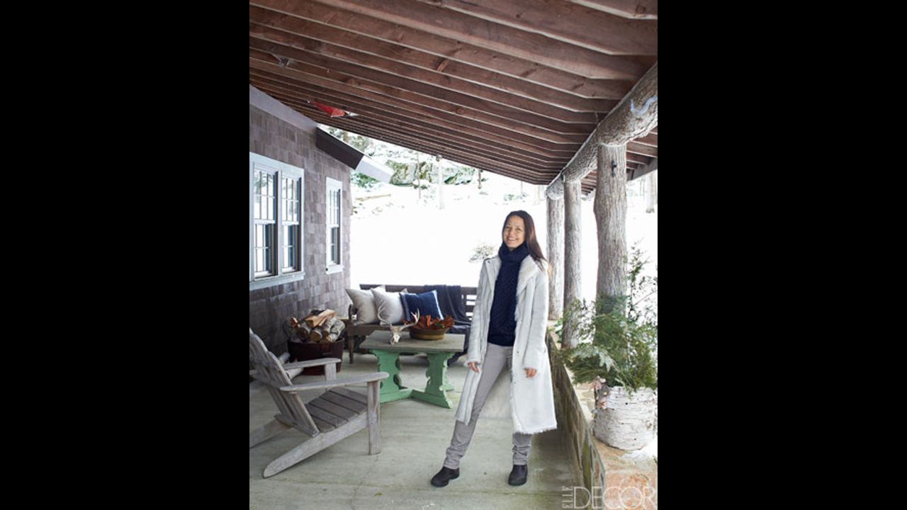 Amy Mellen, creative director for Calvin Klein Home, at her house in New York's Dutchess County.