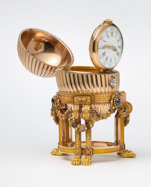 Carl Faberge's jewelery workshop made 50 Easter eggs for the Russian royal family, each taking a year or more to craft. According to Faberge, designs were produced in the greatest secrecy, "the only pre-requisite being that they contained a surprise."