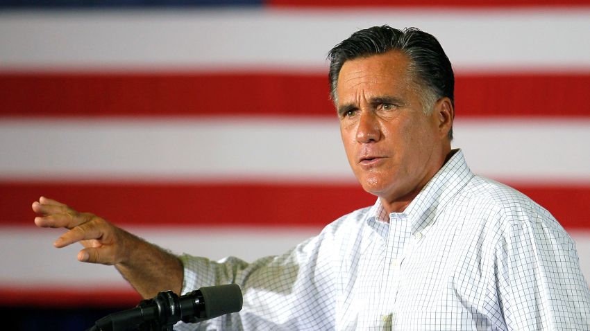 Republican presidential candidate, former Massachusetts Gov. Mitt Romney speaks during a campaign event at Monterey Mills on June 18, 2012 in Janesville, Wisconsin.