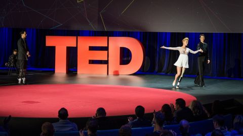 Dancers Adrianne Haslet-Davis and Christian Lightner at TED2014