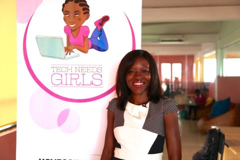 Regina Agyare is the founder of Soronko Solutions, a software development company in Accra, Ghana's capital.