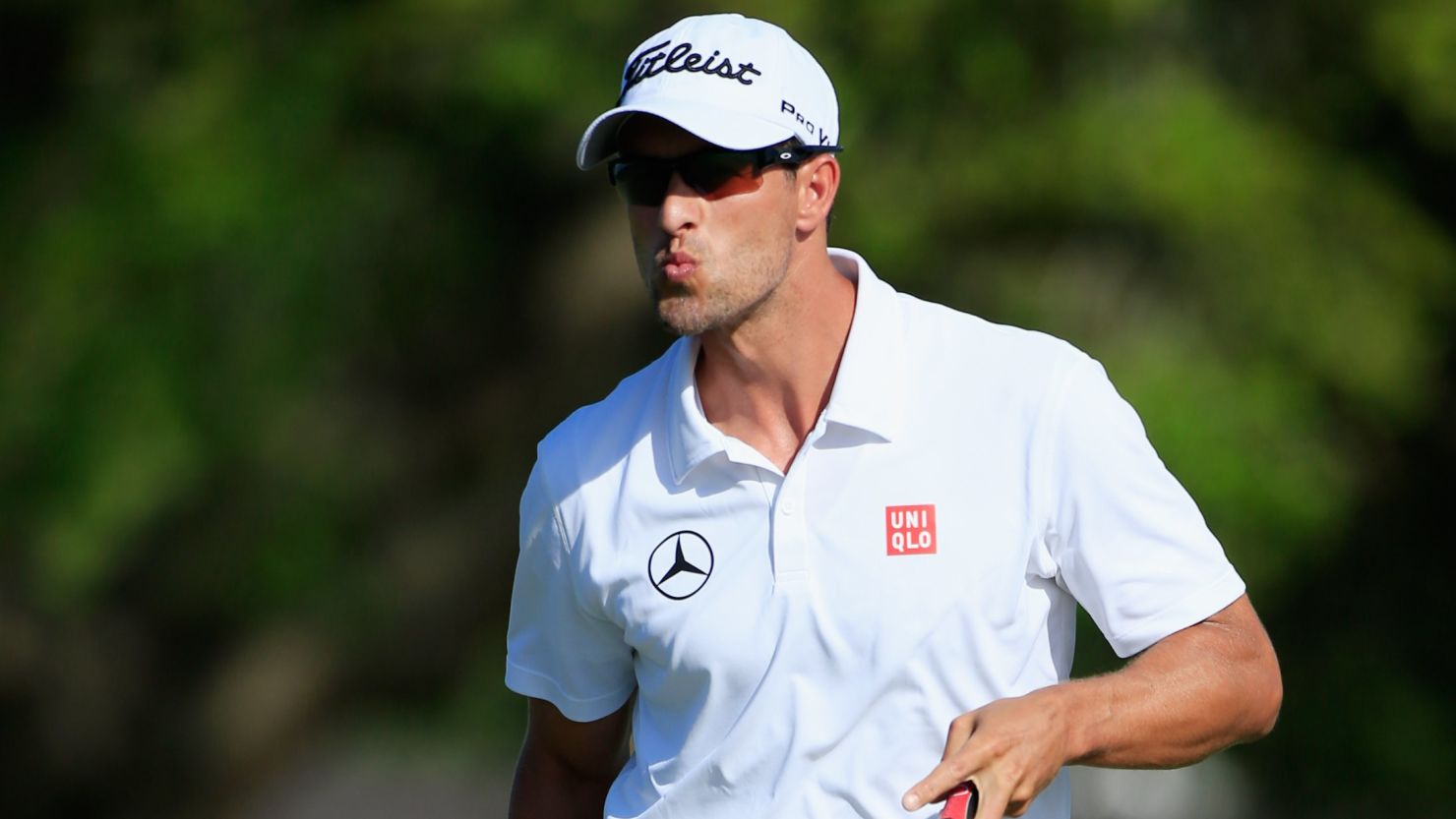 Adam Scott started Saturday seven shots clear at the Arnold Palmer Invitational but ended it three ahead of Keegan Bradley. 