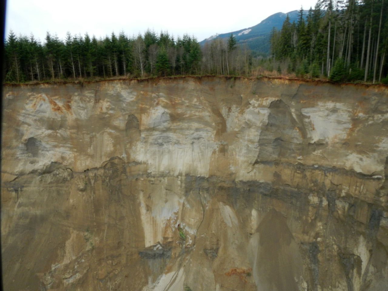 Groundwater saturation, tied to heavy rainfall in the area over the past month, was blamed for the landslide.