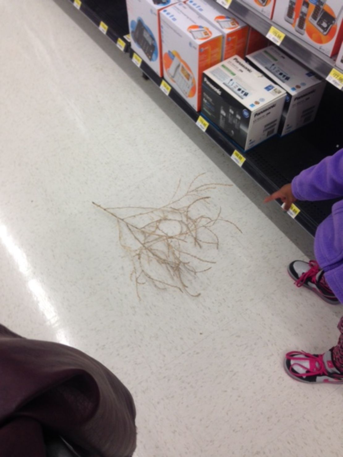 Grant and her daughter ran into one inside a Walmart