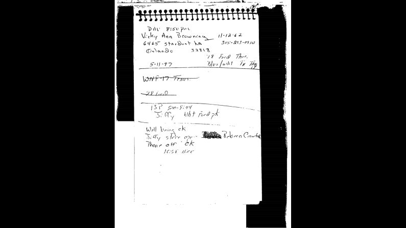 Duckett's police notebook appears to show Duckett visited another convenience store -- a Jiffy Stop -- around the time of the murder, providing him with a possible alibi. But the notebook was not introduced at trial. Veteran homicide detective Marshall Frank -- who interviewed Duckett for a crime novel -- told CNN's "<a href="index.php?page=&url=http%3A%2F%2Fwww.cnn.com%2Fdeathrowstories" target="_blank">Death Row Stories</a>" the "Jiffy Stop entry wasn't in the same order as the other loggings. And I thought that was odd."