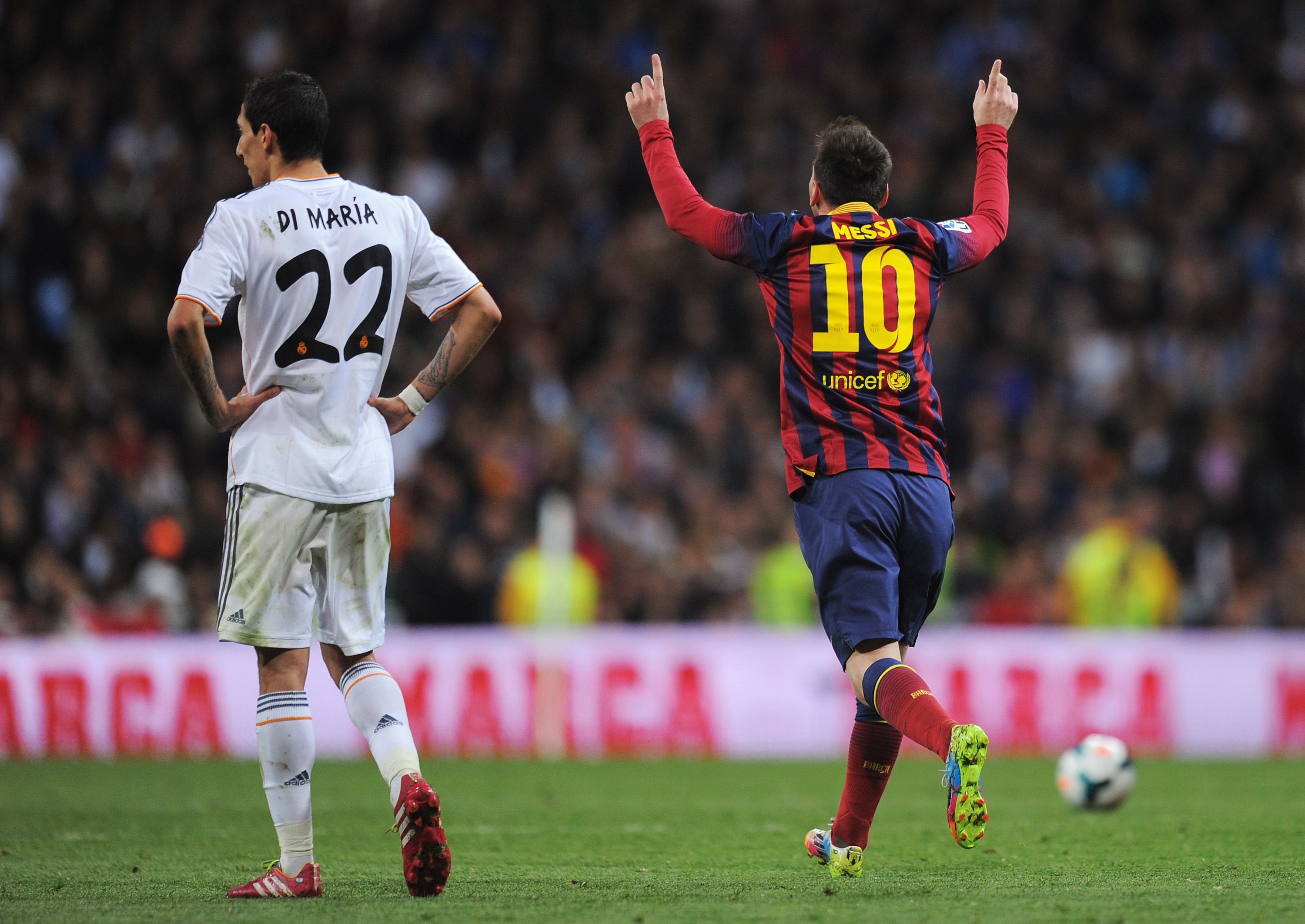 The El Clasico Game that was Shown on the Photo of Messi and
