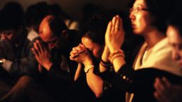 Image #: 28283032    epa04138872 Relatives hold a candlelight vigilance for the passengers on the missing Malaysia Airlines airliner MH370 in Beijing, China, 24 March 2014. The search is being conducted in an area 2,500km off the South West coast of Perth after the Malaysian Airways aircraft went missing on 08 March whilst on a flight between Kuala Lumpur and Beijing. An Australian surveillance aircraft on 24 March spotted two objects in the southern Indian Ocean that could be related to the missing Malaysian jet, raising hope of locating the aircraft after more than two weeks of search. Ten aircrafts in total are scouring a 59,000-square-kilometre patch of sea between Australia and Antarctica for a clue that could lead to the location of the missing plane.  Malaysia Airlines' Boeing 777-200 disappeared on 08 March 2014 from radar as it flew from Kuala Lumpur to Beijing.  EPA/MARK WONG/EPA/LANDOV