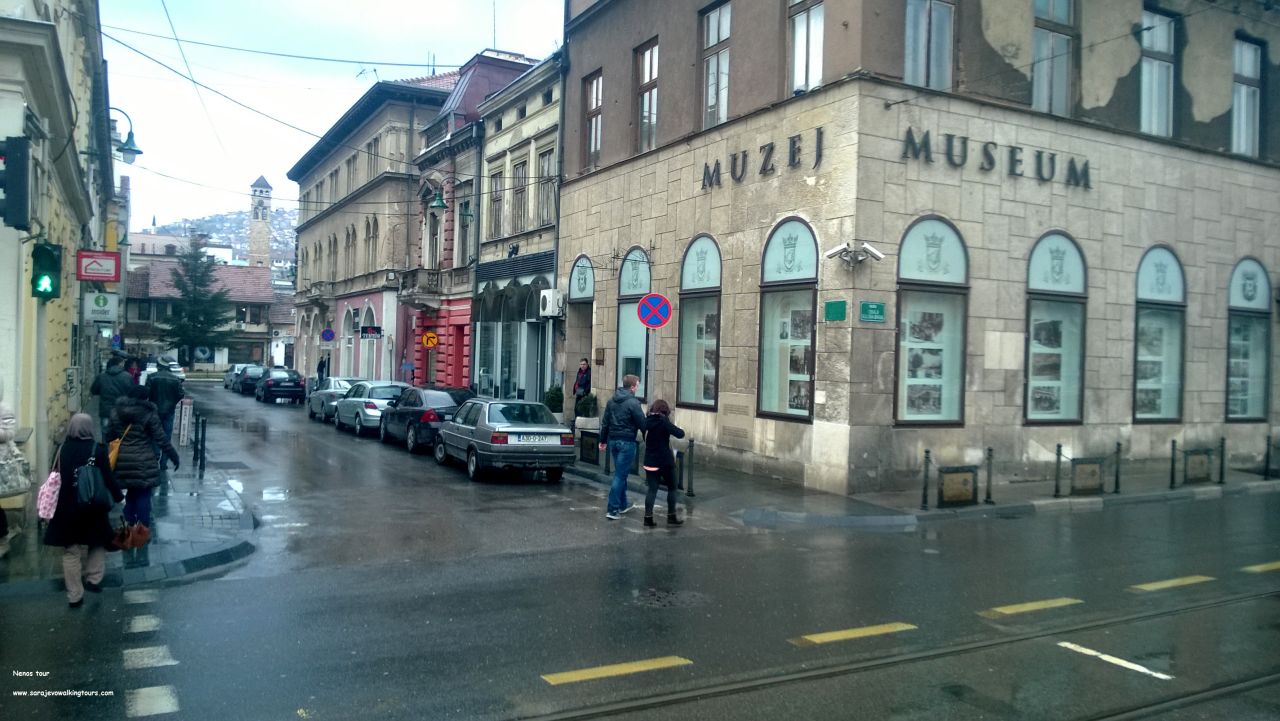 <strong>Sarajevo, Bosnia:</strong> Gavrilo Princip shot Franz Ferdinand as the Archduke of Austria's motorcade was driving down the street. Princip stood on the sidewalk of what's now the Museum of Sarajevo 1878-1918. The assassination triggered a sequence of events that escalated to World War I.