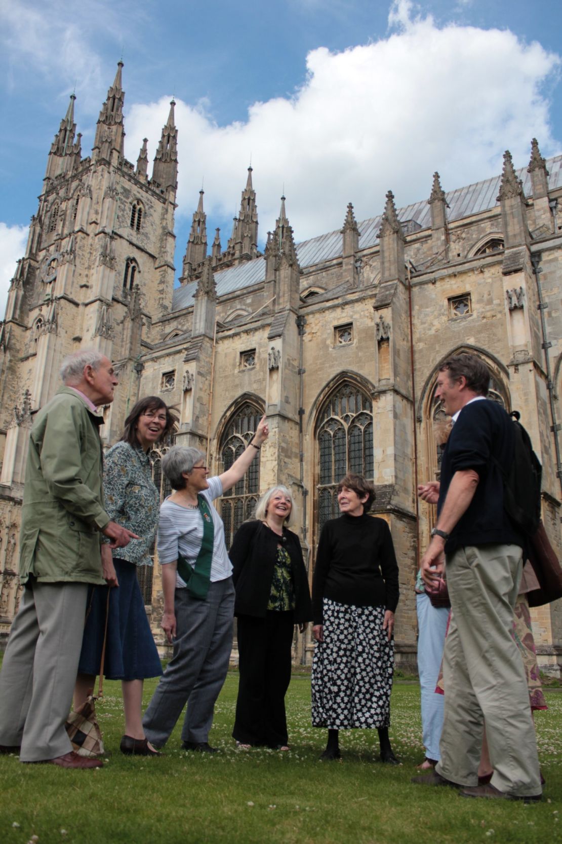 Vistors go to Canterbury Cathedral, where knights under orders of Henry II killed Thomas Becket.