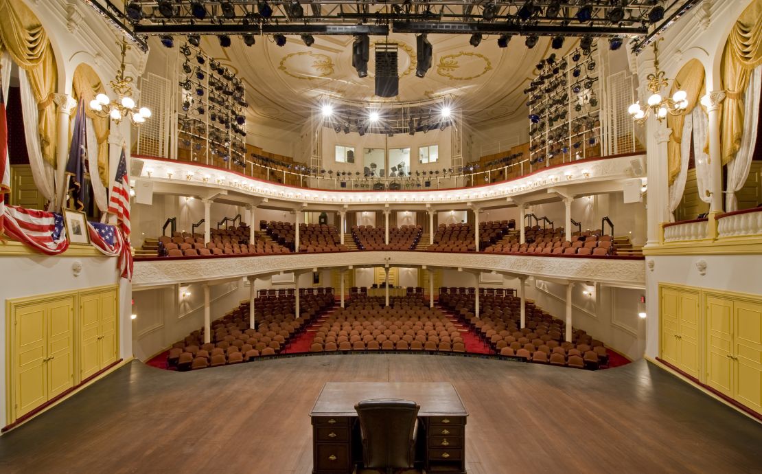 Abraham Lincoln was shot while watching a play at Ford's Theatre.