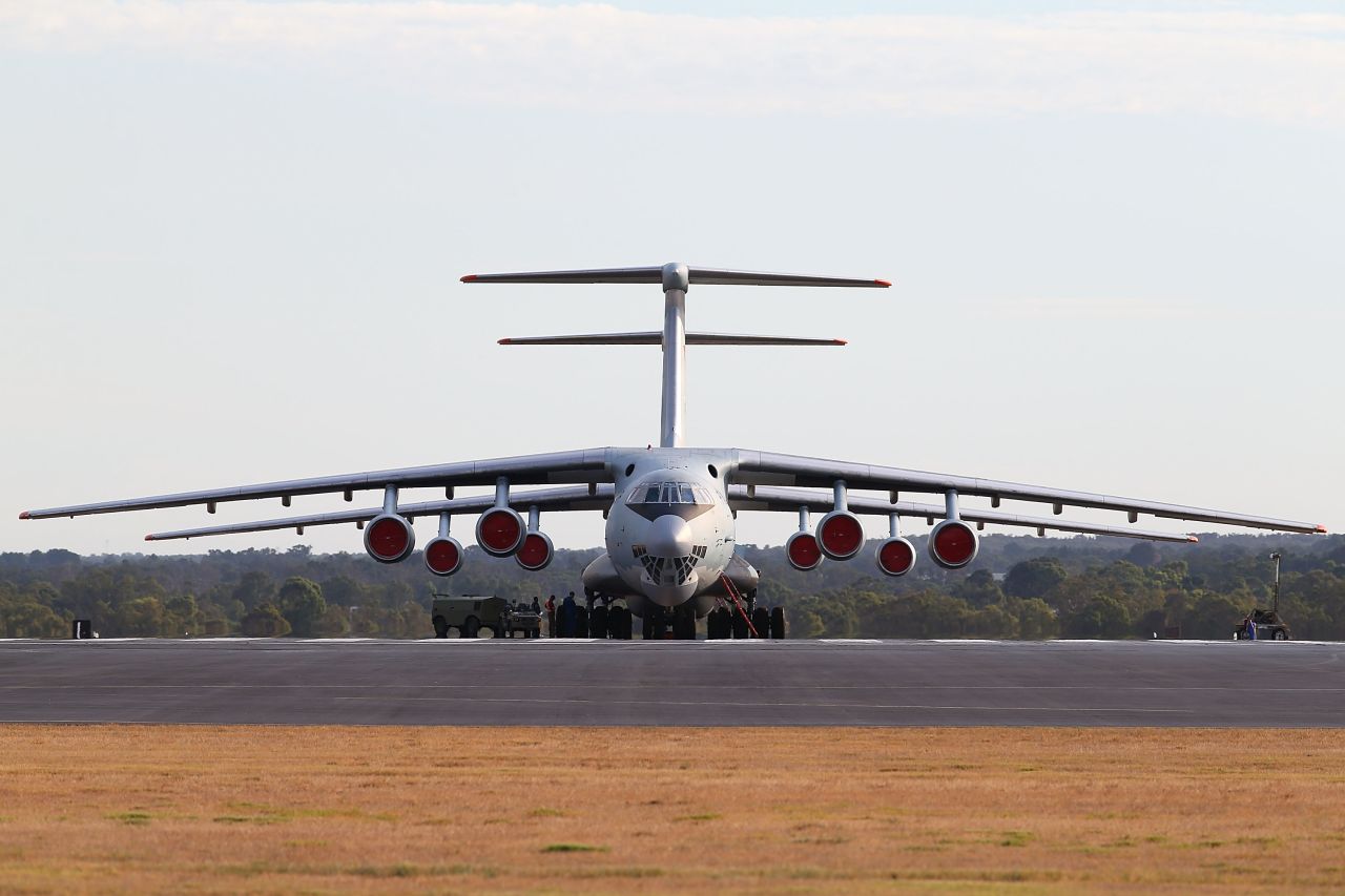 The Il-76 is a reliable, solid, four-engined aircraft, able to operate from unpaved, short runways or to drop paratroopers and supplies in war zones.