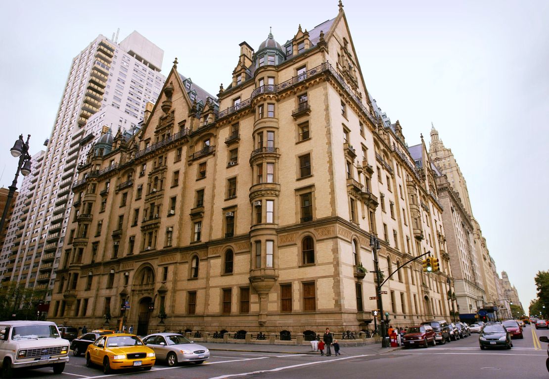 John Lennon was killed outside the famed Dakota, where he lived.