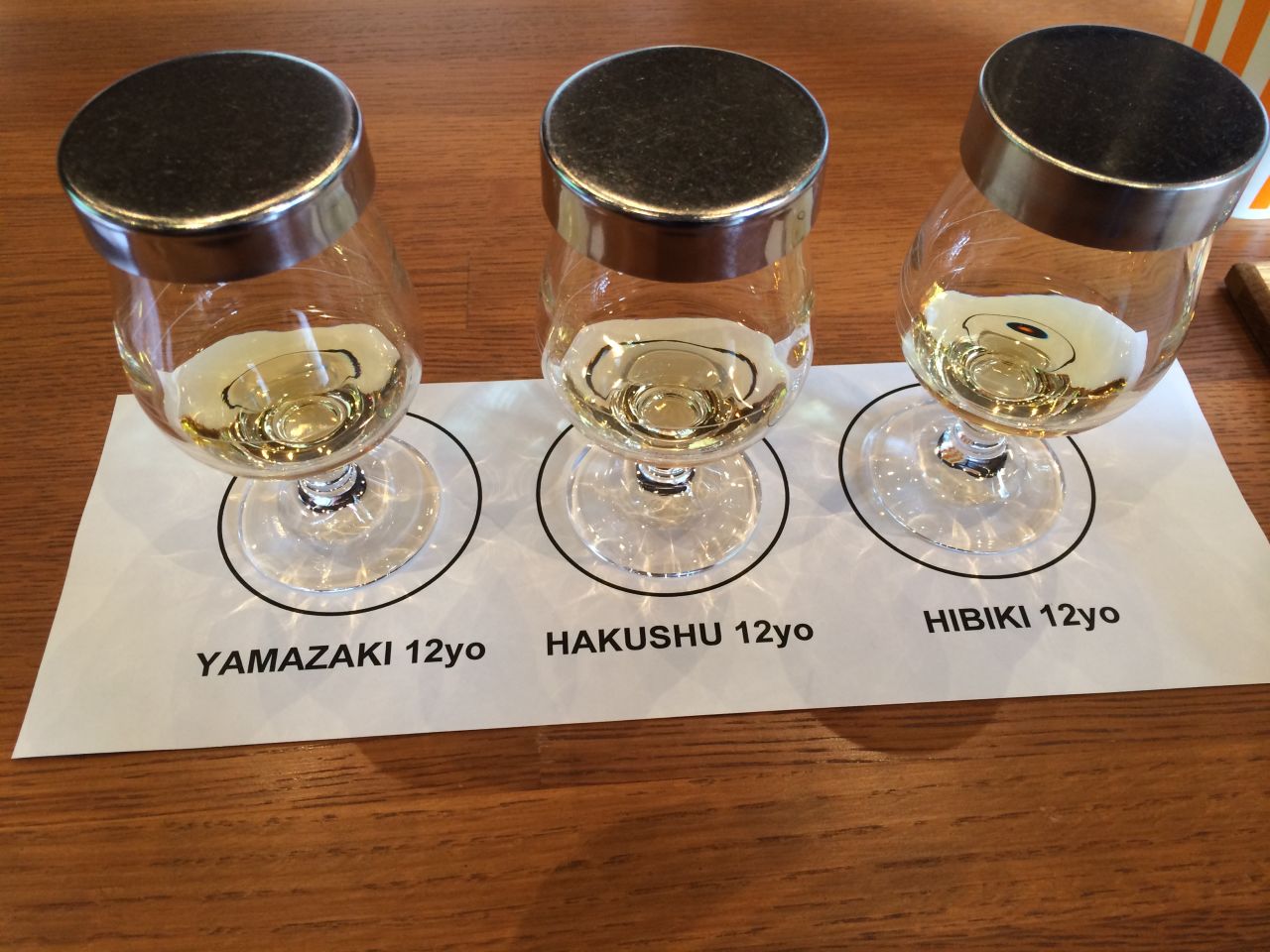 Yamazaki's  free tasting samples.