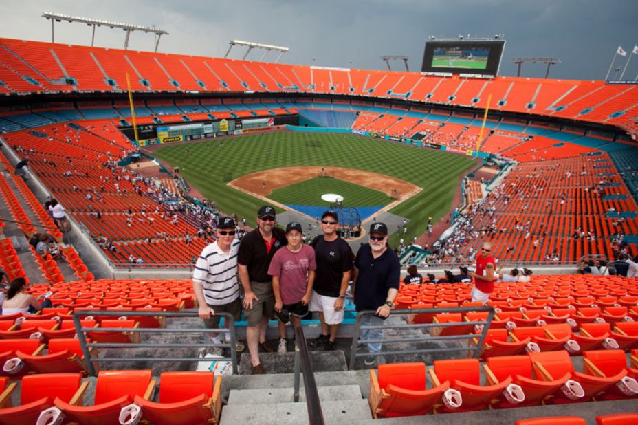<strong>Dolphin Stadium (2009):</strong> "The sight lines were horrible for baseball and you had to sit sideways in your seat to watch the action," Ondrovic said. The Miami-area venue, which went by several different names -- now Sun Life Stadium -- was home to the National League's Florida Marlins from 1993 to 2011. The Miami Dolphins football team still plays there.
