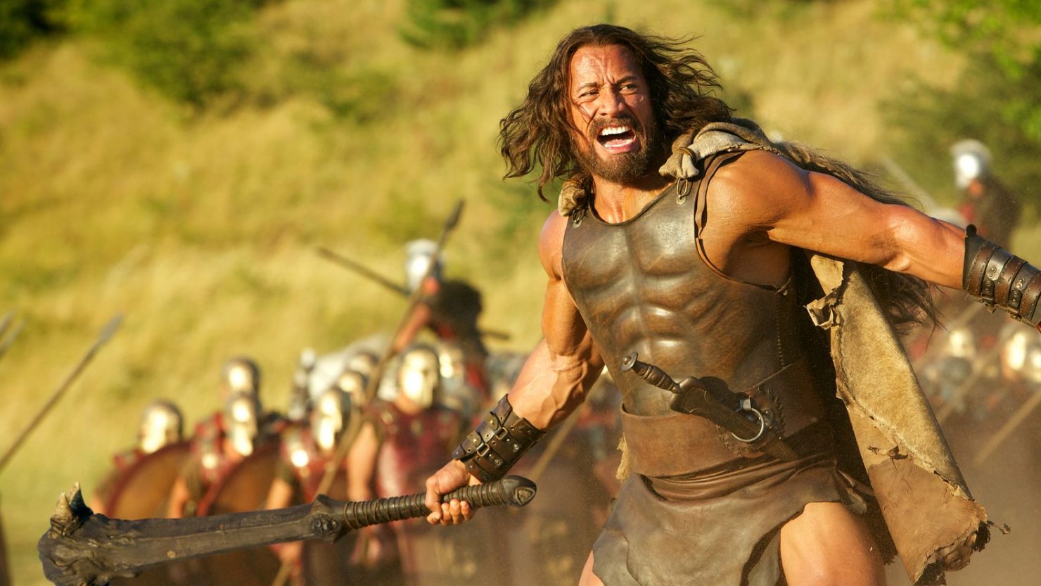  Dwayne Johnson stars in the action film 'Hercules."