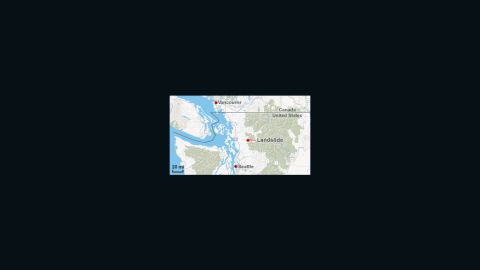 The landslide happened in rural Snohomish County.