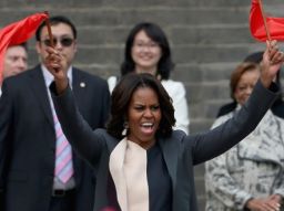 Hands up if you think Michelle Obama rocks. - (Getty Images)