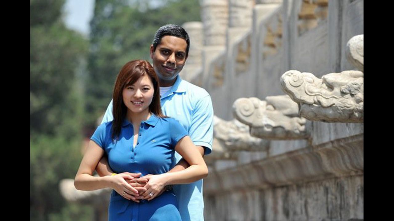 Muktesh Mukherjee and Xiaomo Bai had been vacationing in Vietnam and were on their way home to their two young sons in Beijing.