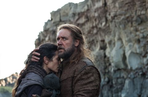 Jennifer Connelly and Russell Crowe star in "Noah," a $130 million biblical epic.