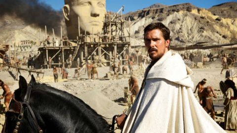 Christian Bale plays Moses in the new film version of the Bible's Book of Exodus. Directed by Ridley Scott, some critics say the movie "whitewashes" the Bible. 