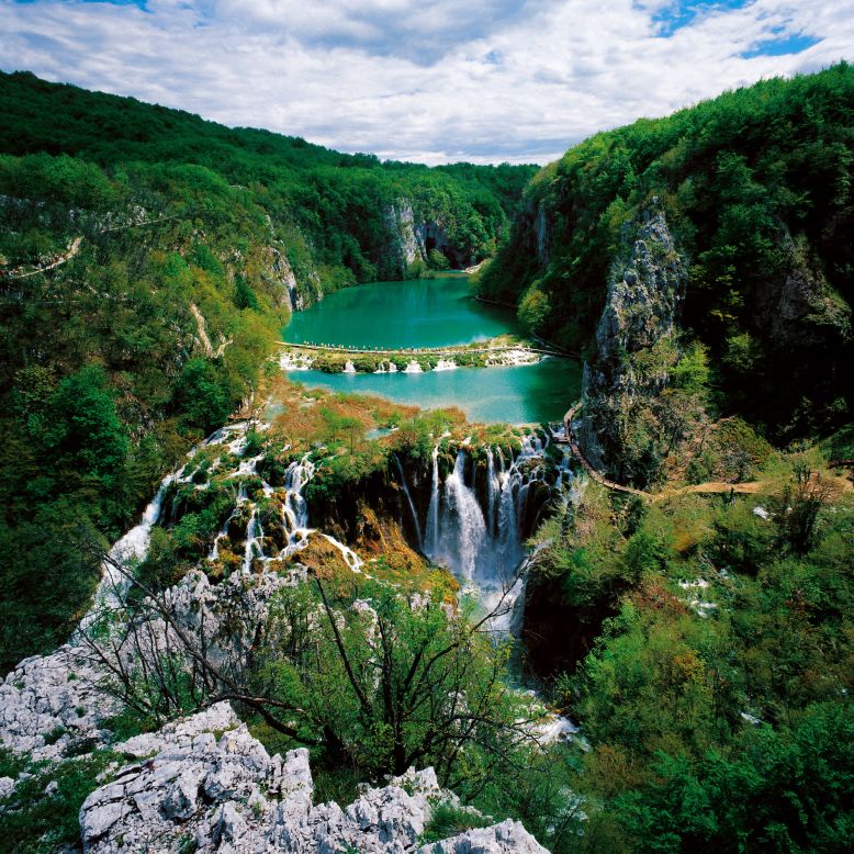 <strong>Plitvice Lakes National Park (Plitvička Jezera), Lika - Karlovac</strong><br />This UNESCO World Heritage Site has a system of 16 interlinked lakes surrounded by forests of beech, fir and spruce. The lakes are known for their distinctive colors, which can be turquoise, green, blue or gray. Panoramic electric trains and silent electric boats ferry visitors around the park.<br /><a href="http://www.np-plitvicka-jezera.hr/en/" target="_blank" target="_blank"><em>Plitvice Lakes National Park</em></a><em>, Plitvička Jezera, Lika - Karlovac; +385 53 751 015; entry from $10 per person per day</em>