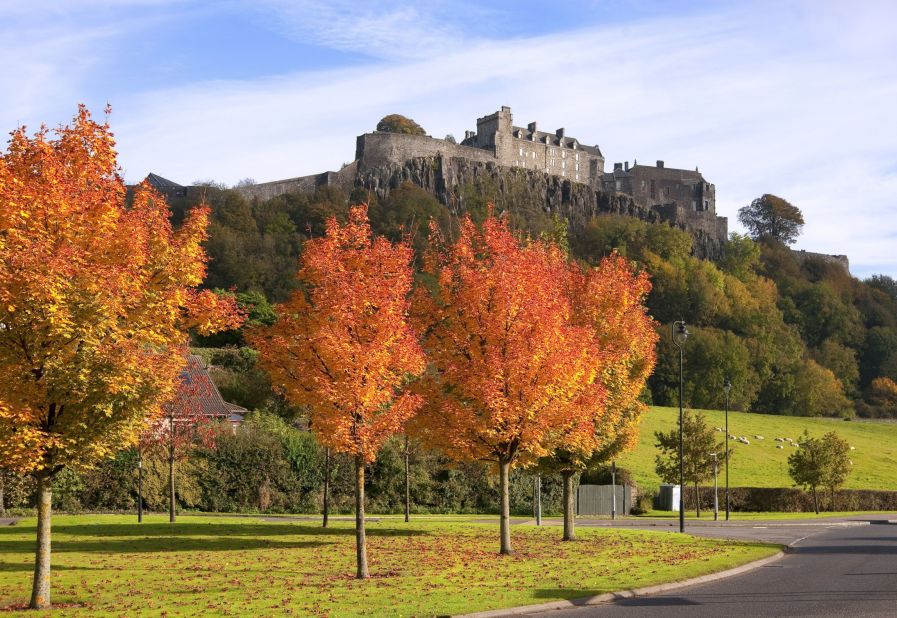 Stirling Castle is good for families to visit because children can dress up in period costumes and play medieval instruments. <br />