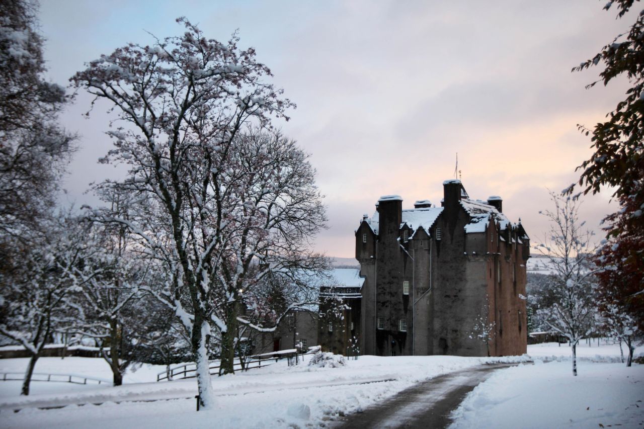 Crathes Castle dates to the 16th century and has ties to Scottish warrior-king Robert the Bruce. it also has its share of ghost stories. <br />