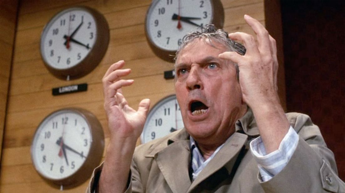 "Network" may be the angriest movie ever made. Writer Paddy Chayefsky's satire takes no prisoners, making dark fun of the news media, television, corporations, left-wing radicals -- and a population that swallows it all without question. In the almost four decades since its release in 1976, the movie has found its way into the DNA of popular culture, through the passionate rants of anchorman Howard Beale (Peter Finch), fans who have taken its message to heart -- and, sometimes, in echoes that aren't so outlandish anymore.