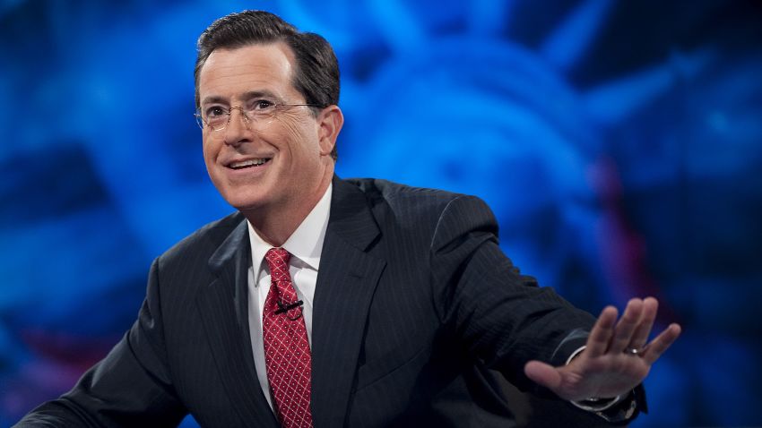 Stephen Colbert has taken the news network hosts' me-first, confrontational style and parodied it mercilessly. There are times, however, when the joke cuts a little too close to home.
