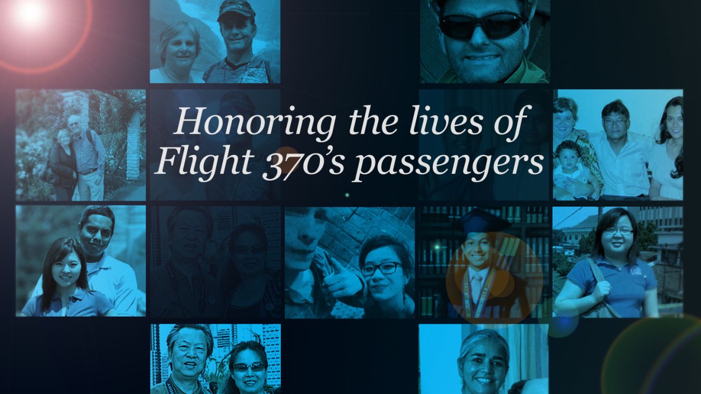 There is still no way to know for sure why Flight MH370 ended, but we are learning more about the lives of those on board. CNN is remembering them through snapshots shared with us. 