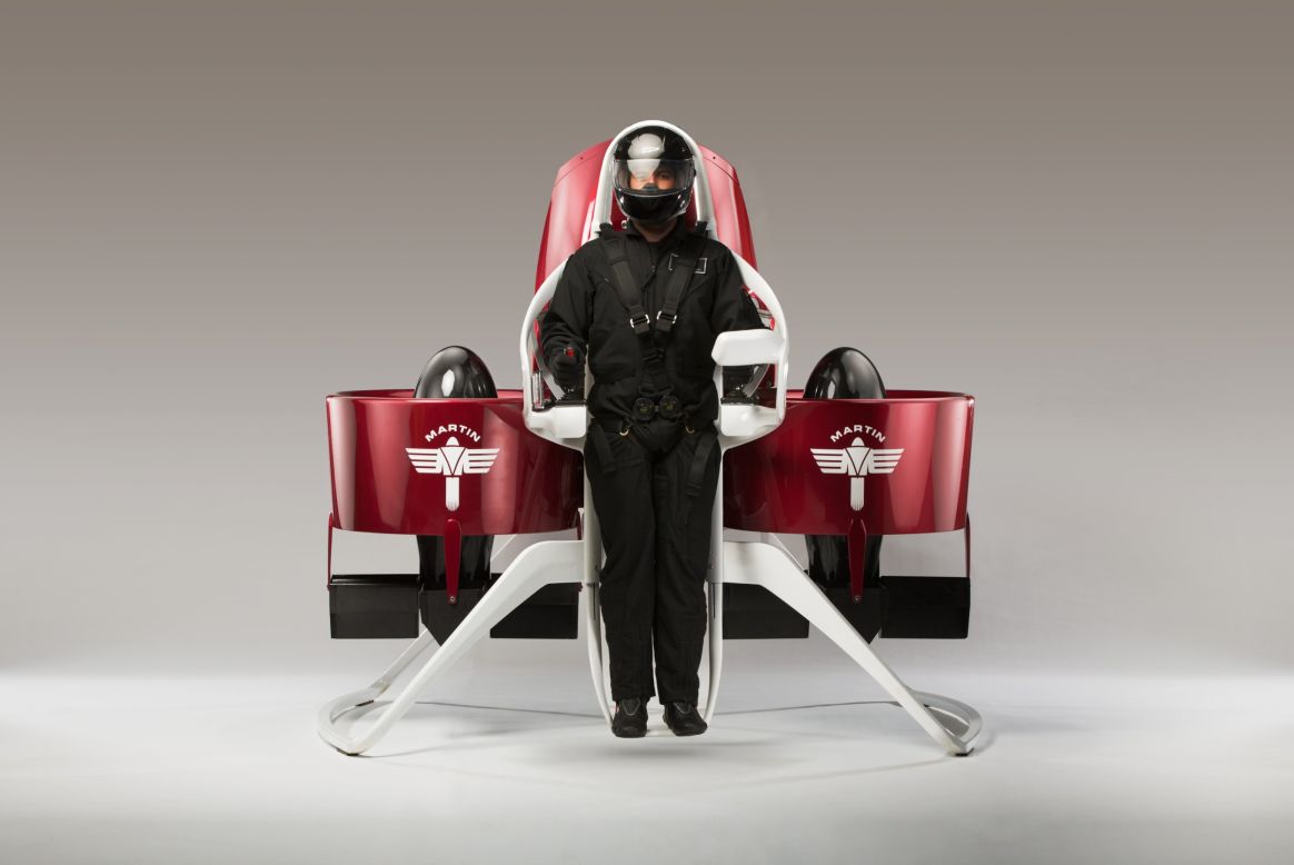 Este es el Martin Jetpack, una idea original del inventor Glenn Martin de Nueva Zelanda.