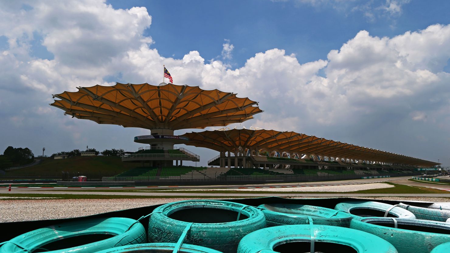 The Sepang International Circuit, the venue for Sunday's Malaysian Grand Prix, neighbors Kuala Lumpur's main airport.