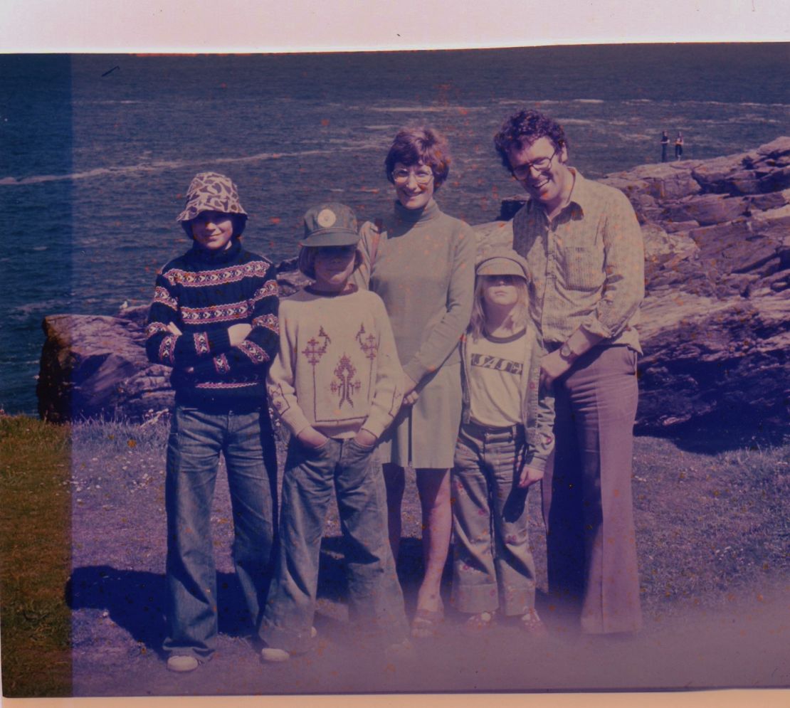 Family photo shows Richard Sherrington (far right) in a family photo. Tom is second from left.