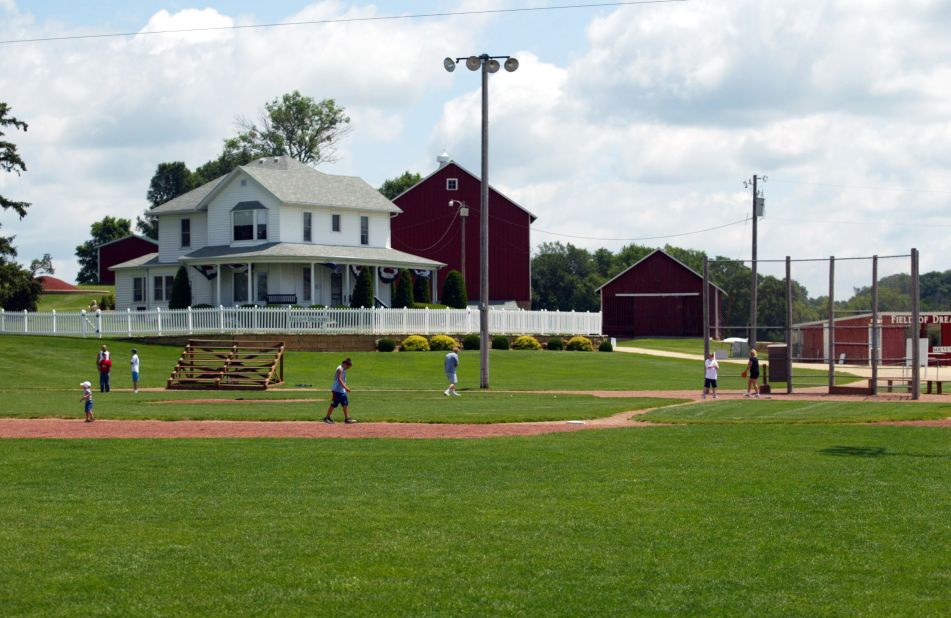 Of course the "Field of Dreams" baseball field in rural Dyersville, Iowa, is famous for a movie, not a real baseball team. But what a dream it would be to run the bases and play catch on the Iowa baseball diamond where it was filmed.