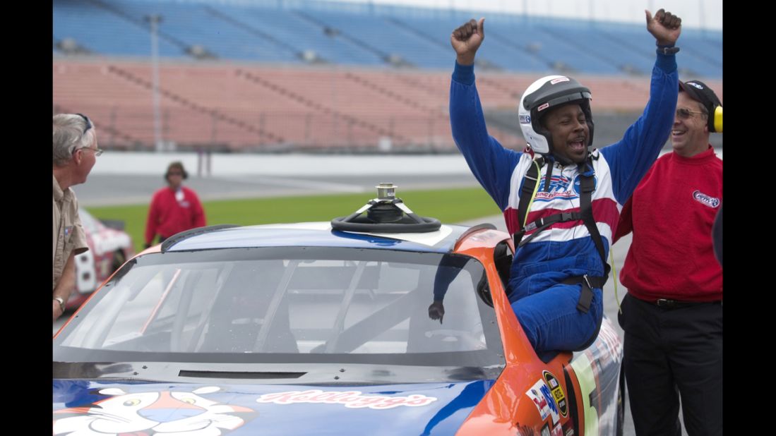 After a few days at Disney in Orlando, NASCAR fans can jump into a car at the Richard Petty Driving Experience and reach speeds of up to 120 mph. 
