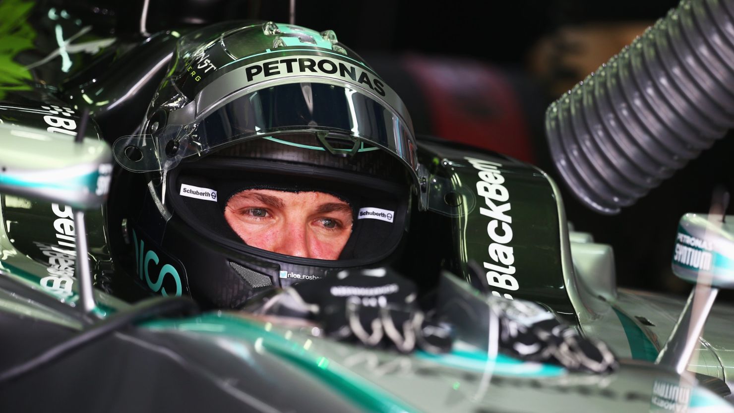 Nico Rosberg of Germany and Mercedes GP prepares to drive during practice for the Malaysia Formula One Grand Prix at the Sepang Circuit.
