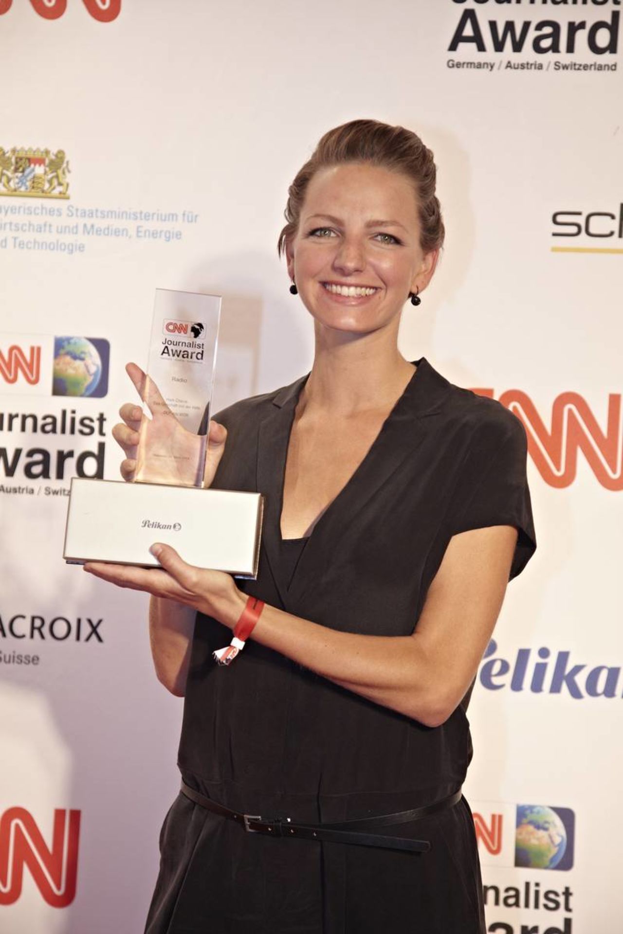 Jenny Marrenback was honored for best Radio piece at the 2014 CNN Journalist Awards in Munich, Germany. Judges praised her report for showcasing "the other side of the coin in the NGO business."