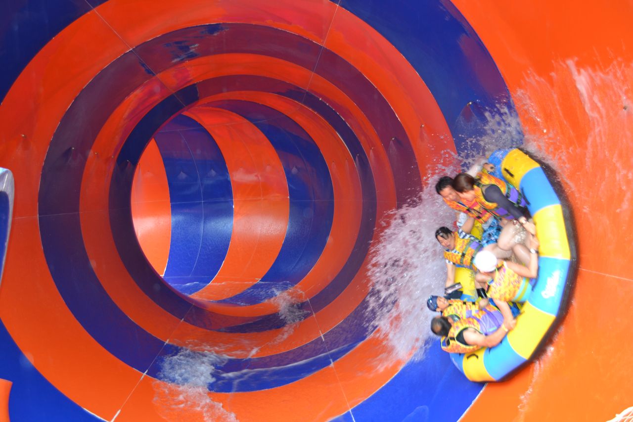 The Super S Slide at Daemyung Resort in South Korea.