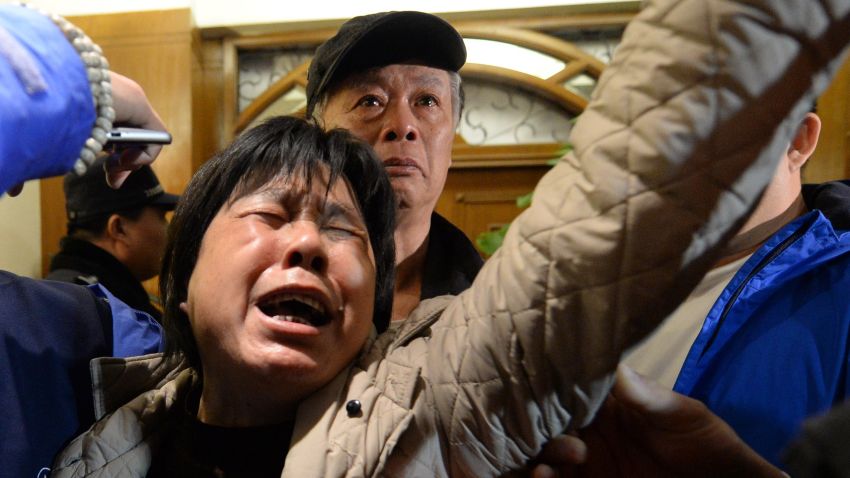 MH 370 relative grief