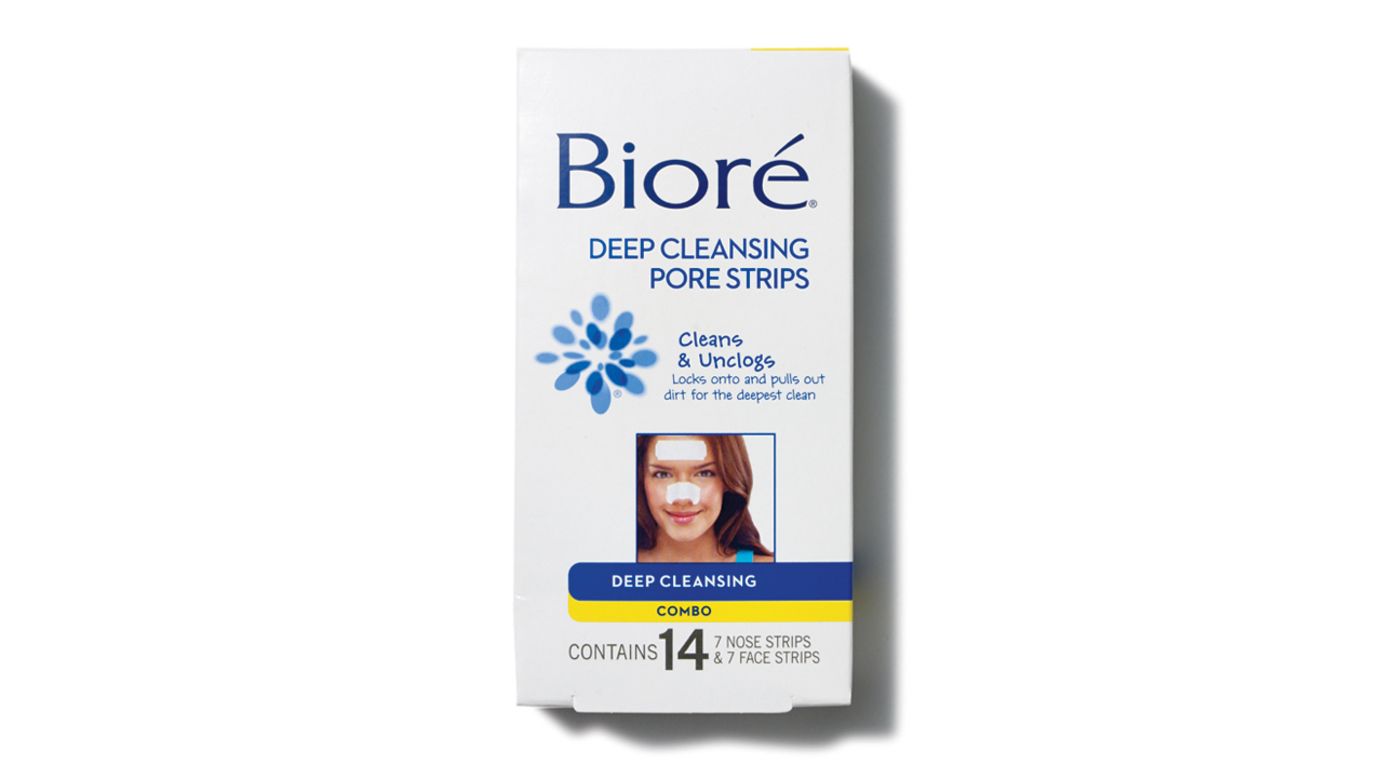 Bioré strips were the first treatment to physically remove blackheads without squeezing the skin.