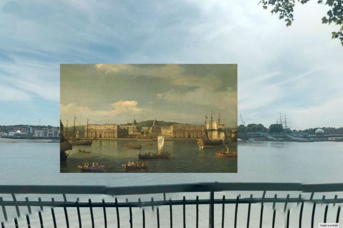 Canaletto captured this view of Greenwich, south-east London, in the 1750s. It remains largely unchanged to this day. 