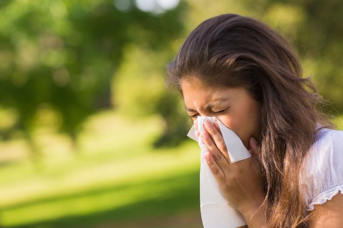 Millions of people deal with allergies brought on by different kinds of pollen. But did you know that eating certain fruits, vegetables, nuts and spices can also trigger a reaction? <br /><br />It's called cross-reactivity, and it happens because the proteins in some foods are similar to those allergy-causing proteins in some pollen, <a href="http://www.mayoclinic.org/diseases-conditions/food-allergy/basics/symptoms/con-20019293" target="_blank" target="_blank">according to the Mayo Clinic</a>. Typically, it might cause the mouth to tingle or itch; in some people, pollen-food allergy syndrome, or oral allergy syndrome, can cause throat swelling or anaphylaxis. Cooking fruits and vegetables can help avoid a reaction.<br /><br />Read on for foods to be wary of if you're pollen-sensitive.