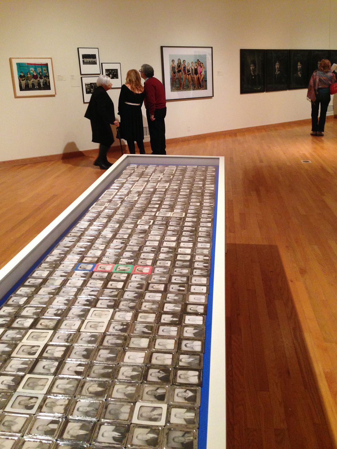 The photographs are being shown as part of "Striking Resemblance: The Changing Art of Portraiture"at Zimmerli Art Museum at Rutgers University.