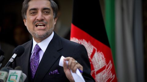 Two-time presidential candidate Abdullah Abdullah, seen here during his 2009 candidacy