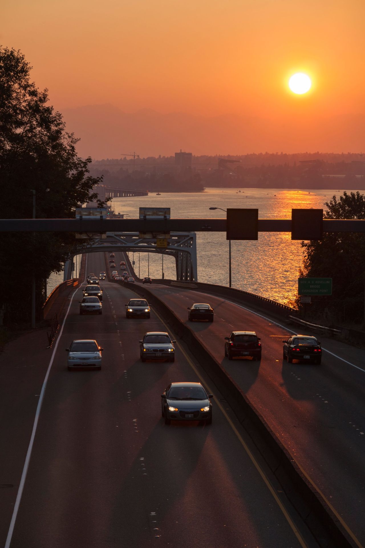 Evergreen Point Bridge in Seattle, Washington, is the longest floating bridge.