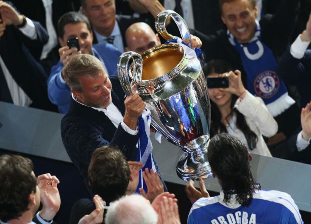 Russian oligarch Roman Abramovich took control of Chelsea in 2003 and spent an estimated $2.9 billion during his first 10 years in charge. The club won its first English league title in over 50 years by 2005 but the prize he really wanted -- the Champions League -- didn't arrive until 2012. Abramovich is worth $9bn, according to Forbes.