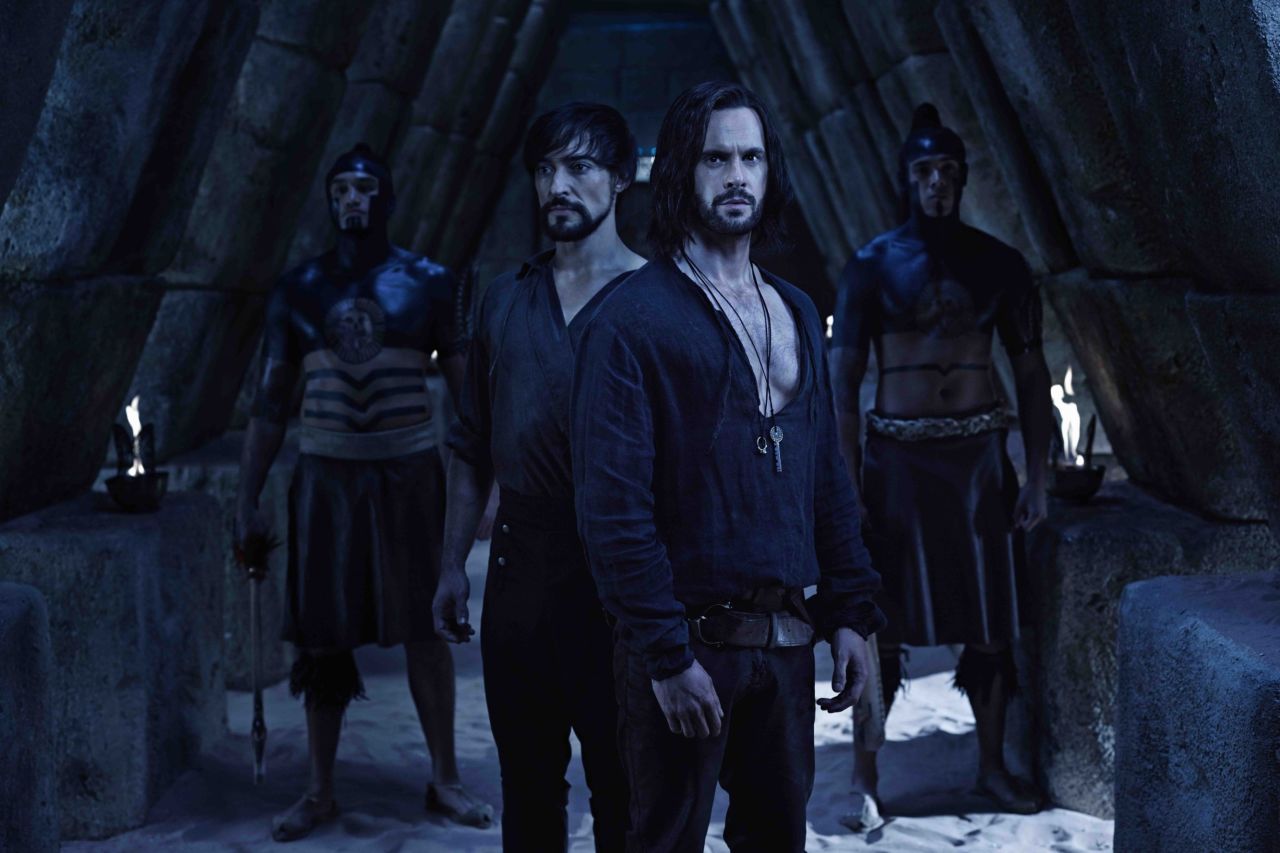 It's Leonardo da Vinci (Tom Riley) as you've never seen him. This fictional look at his early life is uniquely dark and fantastical. It's been renewed for a third season. 