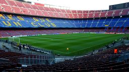 It could be some time before new players arrive at Barcelona's Camp Nou stadiums.
