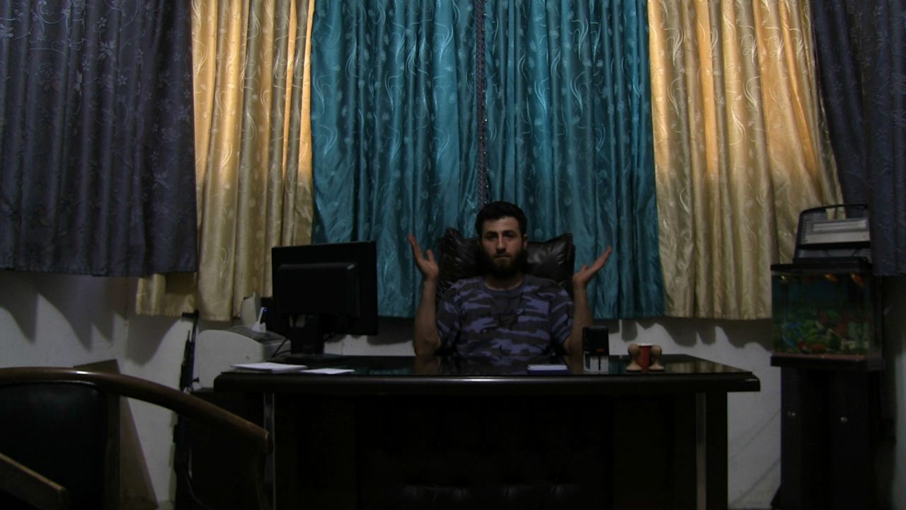 In the three-minute short, "The Islamic State for Dummies", an unnamed man in an unmarked office describes how the religion has evolved in 1,600 years. Film collective Abounaddara showcase subjects with a range of belief systems and religious backgrounds.